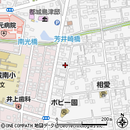 宮崎県都城市早鈴町1687周辺の地図