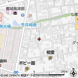 宮崎県都城市早鈴町1635-3周辺の地図