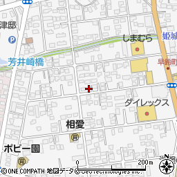 宮崎県都城市早鈴町1639-5周辺の地図