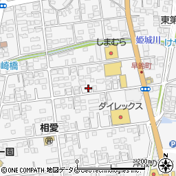 宮崎県都城市早鈴町1643-12周辺の地図