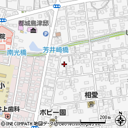 宮崎県都城市早鈴町1662周辺の地図