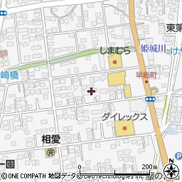 宮崎県都城市早鈴町1643周辺の地図
