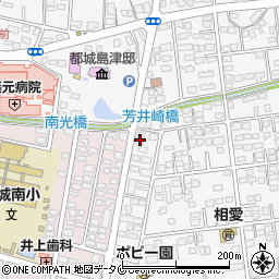 宮崎県都城市早鈴町1690周辺の地図