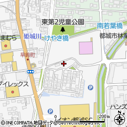 宮崎県都城市早鈴町1956周辺の地図