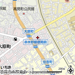 串木野郵便局　荷物集荷周辺の地図