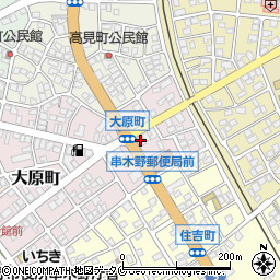 コスモ串木野大原町ＳＳ周辺の地図