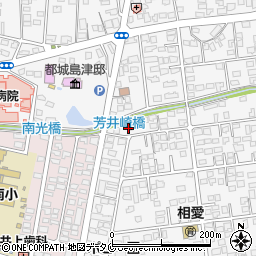 芳井崎橋周辺の地図