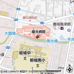 藤元病院周辺の地図