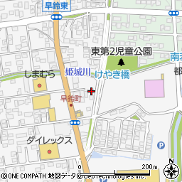 宮崎県都城市早鈴町1650周辺の地図