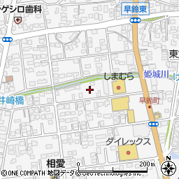 宮崎県都城市早鈴町1670周辺の地図
