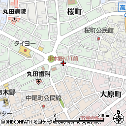 串木野NTT前周辺の地図