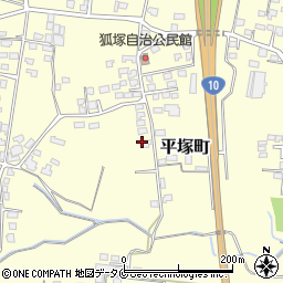 宮崎県都城市平塚町3260周辺の地図