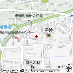 宮崎県都城市早鈴町5044周辺の地図