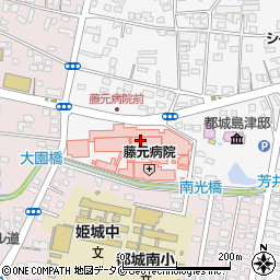 藤元総合病院（藤元メディカルシステム）周辺の地図