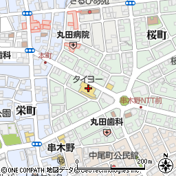 セリアタイヨー串木野店周辺の地図