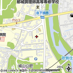宮崎県都城市都島町169-1周辺の地図