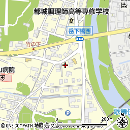 宮崎県都城市都島町172周辺の地図