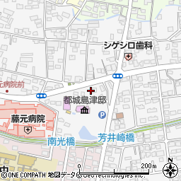 宮崎県都城市早鈴町18-9周辺の地図