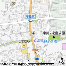 宮崎県都城市早鈴町1750周辺の地図
