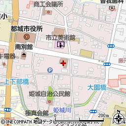 都城市コミュニティセンター周辺の地図