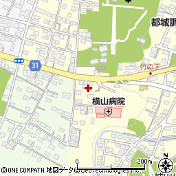 宮崎県都城市都島町518-2周辺の地図