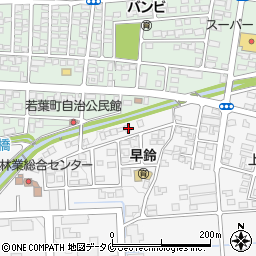 宮崎県都城市早鈴町5009-1周辺の地図