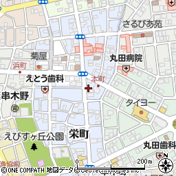 南日本新聞串木野販売センター周辺の地図