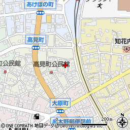 鹿児島県いちき串木野市高見町74周辺の地図