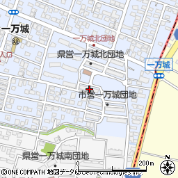 宮崎県都城市一万城町4988周辺の地図