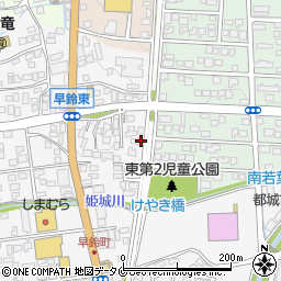 宮崎県都城市早鈴町1769周辺の地図