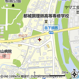 宮崎県都城市都島町203周辺の地図