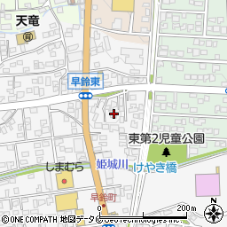 宮崎県都城市早鈴町1756-1周辺の地図