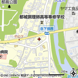 宮崎県都城市都島町205周辺の地図