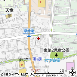 宮崎県都城市早鈴町1756-3周辺の地図