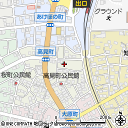 鹿児島県いちき串木野市高見町45周辺の地図