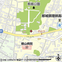 宮崎県都城市都島町354-7周辺の地図