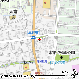 宮崎県都城市早鈴町1747-4周辺の地図