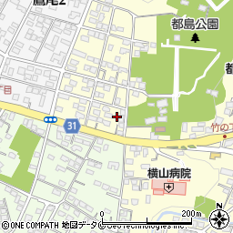 宮崎県都城市都島町460-1周辺の地図