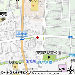 宮崎県都城市早鈴町1767-13周辺の地図