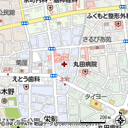 元町公民館周辺の地図