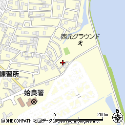 鹿児島県姶良市東餅田3842-3周辺の地図