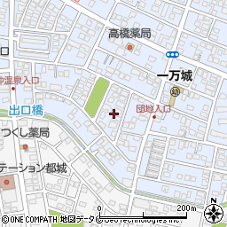 宮崎県都城市一万城町24周辺の地図
