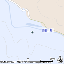 細目川周辺の地図