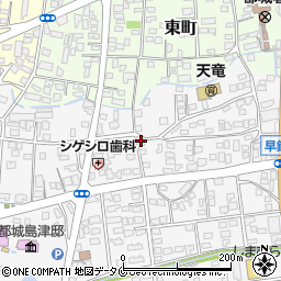 宮崎県都城市早鈴町10-37周辺の地図