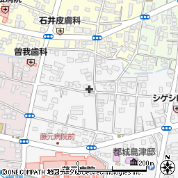 宮崎県都城市早鈴町1-17周辺の地図