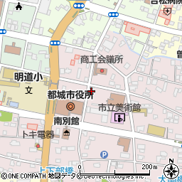 都城城南教会周辺の地図