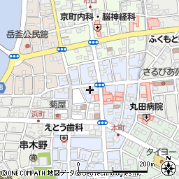 鹿児島県いちき串木野市元町203周辺の地図
