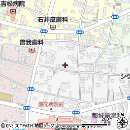 宮崎県都城市早鈴町1-20周辺の地図