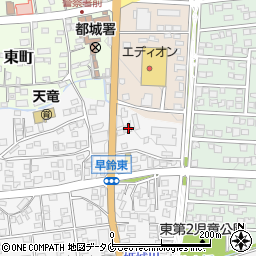 宮崎県都城市早鈴町3213周辺の地図