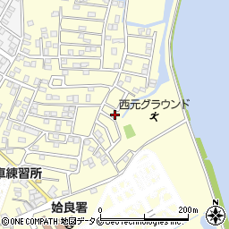 鹿児島県姶良市東餅田3846-12周辺の地図